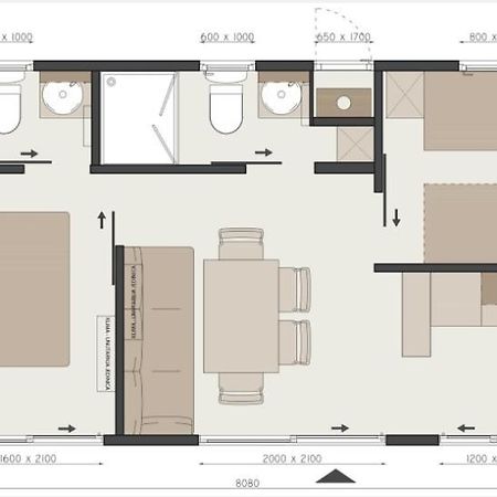 La Mer Mobil Home 비오그라드나모루 외부 사진